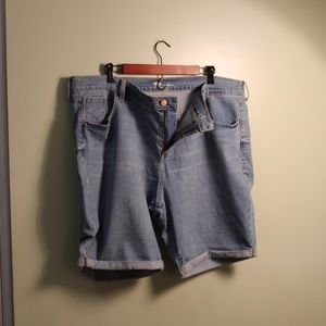 High Rise Jean Shorts